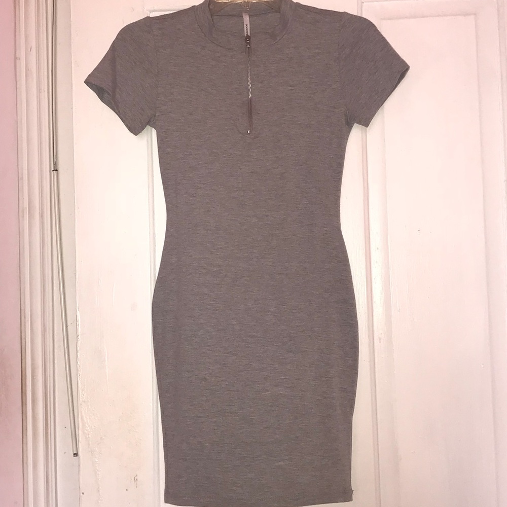 Mini Grey Dress